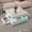 White, variant on Hironpal LED Square Coffee Table with Storage,2-Tier Modern Living Room Center Table with Light & Drawers,Gray