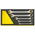 thumbnail image 2 of Stahlwille TCS 17F/5 OPEN RATCH Ratcheting Combination Spanner Set, Metric, 5 Pieces, 8 - 19 mm, 2 of 2