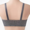 thumbnail image 3 of Women Active Bra Wirefree Soft Bralette Front Closure Push up Bra Seamless Underwear Bras Thin Brassiere Adjustable Shoulder Straps, 3 of 5