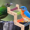 thumbnail image 2 of Wooden Parrot Ladder Budgerigar Ladder Toy Bird Training Ladder Bird Climbing Ladder Wood Ladder, 2 of 8