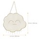 thumbnail image 2 of TABLETREANDS Organizador De Joyas De Pared Dorado Forma Nube Metal Para Colgar Aretes Collares Y, 2 of 7