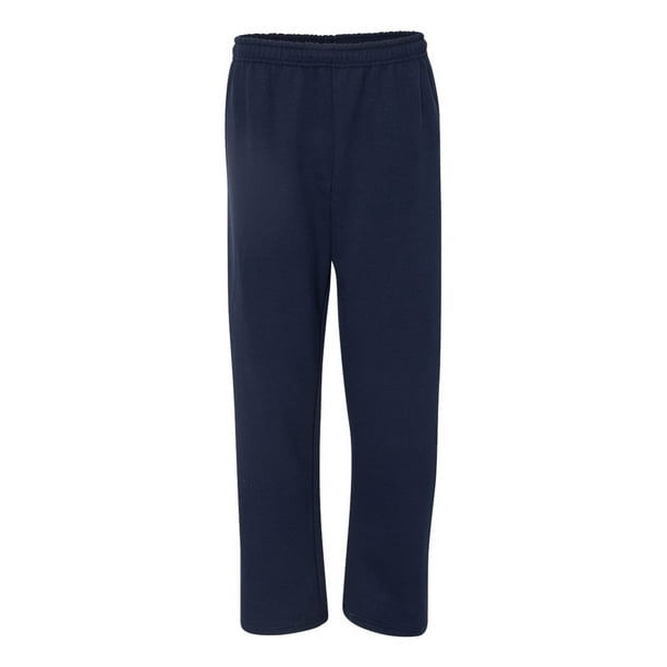 Gildan - Gildan Heavy Blend Open Bottom Sweatpants with Pockets ...