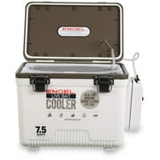ENGEL 7.5 Qt Live Bait Cooler with 2-Speed Portable Aerator Pump - White