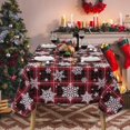 thumbnail image 4 of Clear Plastic Tablecloth Protector Heavy Duty Vinyl Table Cover Oil Proof Wipeable for Indoor Outdoor Dining Table Use(x Square), 4 of 7