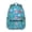 Dinosaur and Speech, variant on Dinosaur and Skeleton Bright Blue Backpack for School, Cute School Bag with Adjustable Shoulder Straps and Padded Back, 15.3"x11"x7.1"