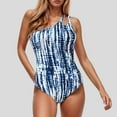 thumbnail image 2 of Women One Shoulder Sexy Swimsuit Full Coverage Bathing Suit Keyhole Design Comfortable Swimwear For Beach Pool, 2 of 4