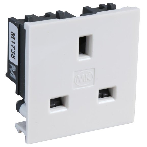 MK - Power Module, UK 3-Pin Socket, 250V, 13A