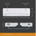 ProLink Hardwired 12 in. LED White Under Light, Linkable, 3