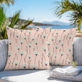 thumbnail image 4 of Outdoor Pillow Cover Dandelion Floral Set of 2 Waterproof Throw Pillowcases Botanical Decorative Patio Furniture Pillows for Couch Garden Indoor & Outdoor Use, 4 of 9