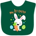 thumbnail image 3 of Inktastic My 1st Easter Bunny with Eggs and Carrot Boys or Girls Baby Bib, 3 of 4