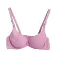 thumbnail image 3 of CFLVAEK Push Up Bras for Women Comfort Wireless Adjustable Straps Bra Full Coverage Seamless Bralettes Purple S, 3 of 5