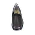 thumbnail image 2 of PEERAGE Phyllis (5857) Women Extra Wide Width Heeled Loafers Brown 5, 2 of 6