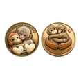 thumbnail image 2 of Japanese Monkey Commemorative Three Metal Collectible Japanese Spirit Monkey Motif Choice, 2 of 6