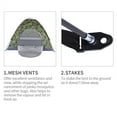 thumbnail image 4 of 3-4 Person Waterproof Tent with Instant Setup and Ventilation, Lightweight Small Camping Tent with Carrying Bag, for Hiking, Camouflage, 4 of 9