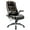 Upgraded-Brown, variant on Colamy Black High Back Leather Adjustable Computer Office Desk Chair Built-in Lumbar Support