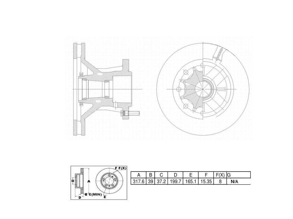 Winstop Brake Rotor and Hub Assembly, Front WS235149, Dodge Ram 3500 1999-1994
