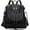 Black, variant on ALTOSY Fashion Leather Backpack for Women Purse Functional Crossbody Bag S77 Black/Beige