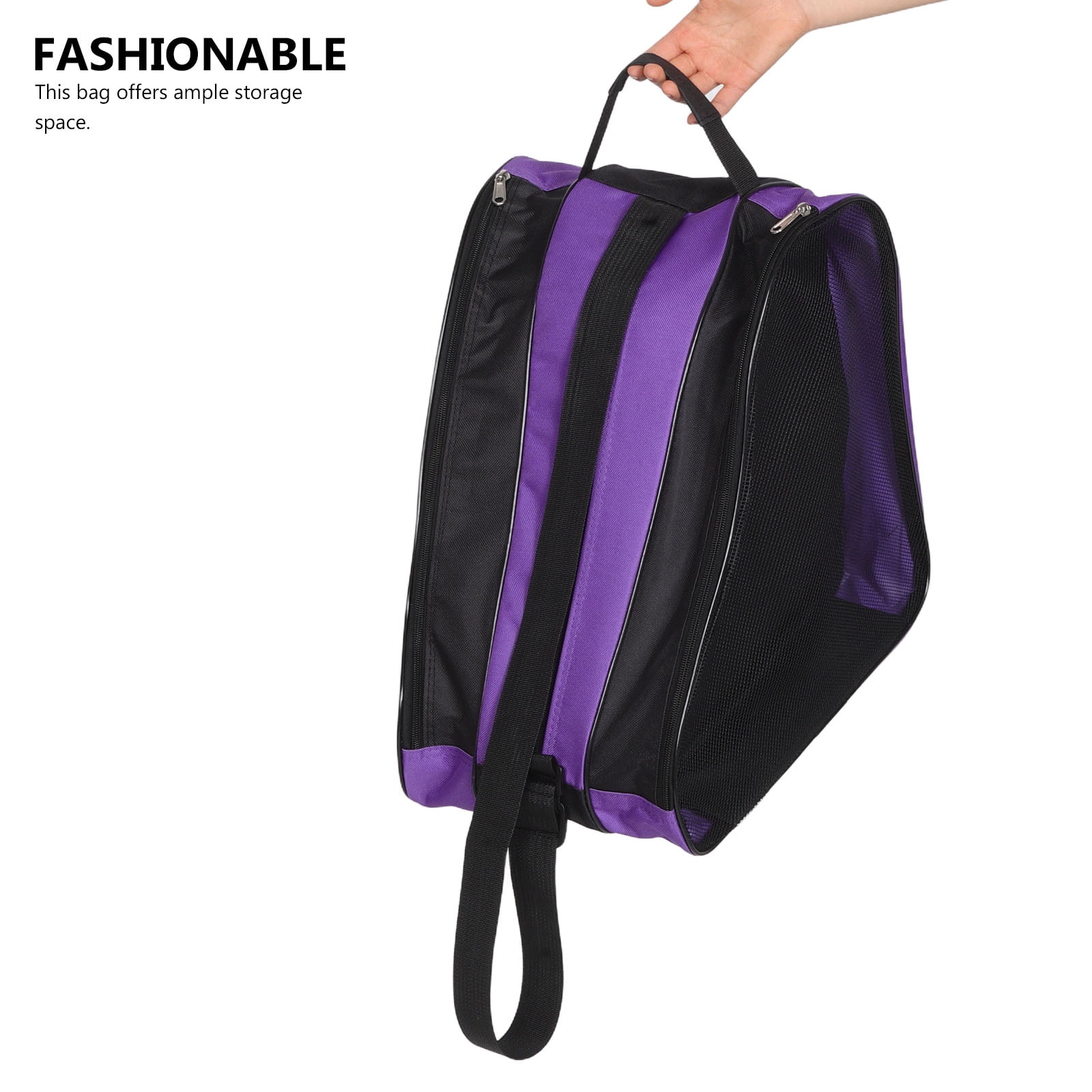 MLINS 2 Pcs Roller Skate Bag Convenient Skates Shoes Bag Portable Skating Shoes Storage Bag Skates Storage Pouch Outdoor Roller Skates Handbag