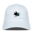 thumbnail image 2 of Men's Levelwear White San Jose Sharks Matrix Adjustable Hat, 2 of 4