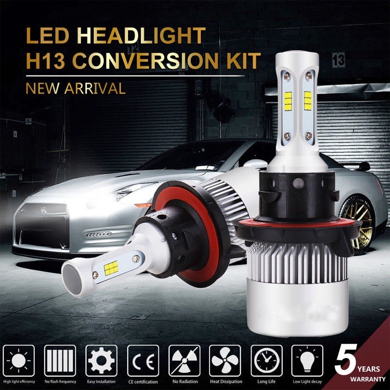 New H13 LED Headlight Conversion Kit Car Bulb Lamp Walmart Canada