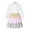 White, variant on piuwrlz Kid Girls Unibody Princess Dress Skirts One Piece Skirt Set White Size 5Y