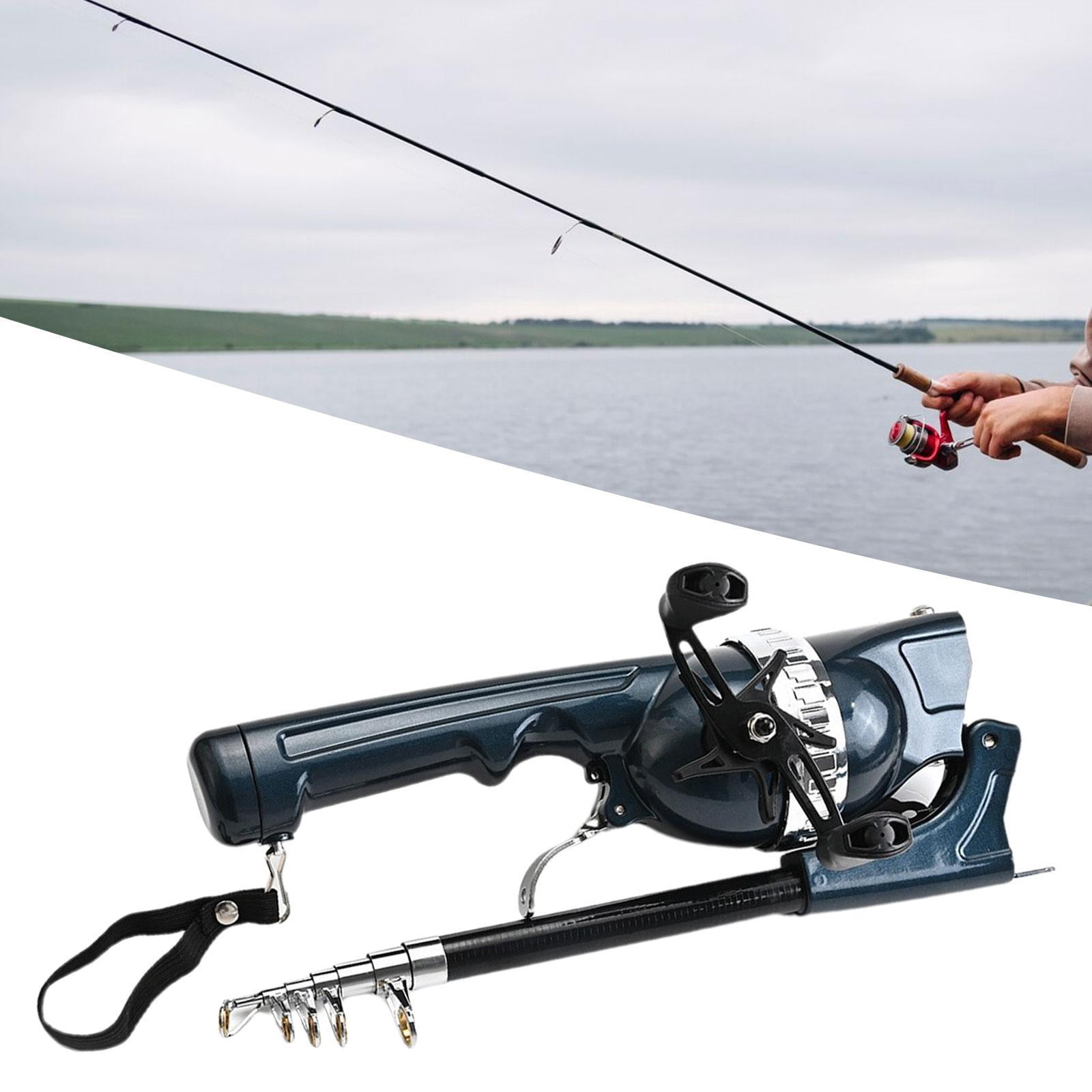 figatia Fishing Rod Reel Combos Telescopic Fishing Pole Fishing Accessory Folded Fishing Rod Rod for Trout Carp Freshwater