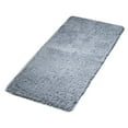 thumbnail image 2 of Carpet Plush Slip Resistant Polyester Solid Color Door Floor Mat for Sitting Room Grey 50cm by 80cm, 2 of 13