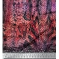 thumbnail image 3 of Soimoi Velvet Fabric Leopard & Snake Panel Print Fabric by Yard 58 Inch Wide, 3 of 3