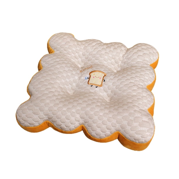 Cojín para asiento de estudiante de 40 x 40 cm | Cojín de cadera de terciopelo cristal transpirable | Cojín de suelo grueso y antideslizante | Soporte para silla de oficina, dormitorio, coche y