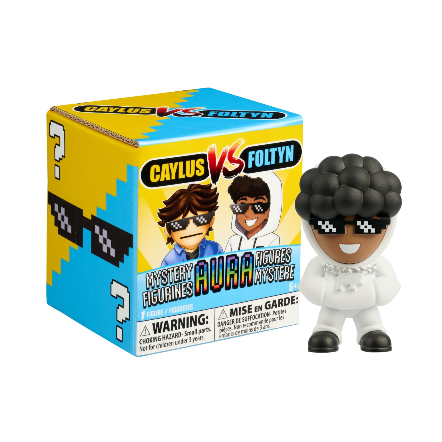 Caylus vs Foltyn Mystery Aura Mini Figures – Blind Box Collectible, 3” Surprise Figure, 11 to Collect, Rare Golden Aura Chase