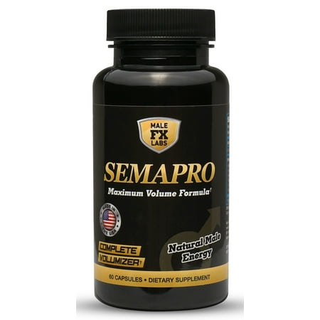 Semapro - Extreme Semen Volumizer and Male Energy Formula - All Natural Endurance, Stamina & Health (60 Caps)
