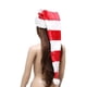 thumbnail image 1 of Wosthever Gorro largo de Papá Noel, gorros navideños, gorro a rayas de felpa, gorro de cola larga, adornos navideños, gorros de disfraces novedosos para Kits de decoración para fiestas Wosthever HA038147-00, 1 of 6
