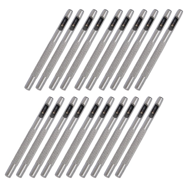 20 PCS Leather Hole Punch, Incisive Cutting Edges Sturdy Leather Punch Tool Finely Crafted And Plated Anti Rust Leather Stitching Punch For Leather