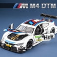 thumbnail image 1 of 1:24 BMW M4 GT3 AUDI R8 LMS WASA edición conjunta coche deportivo de aleación modelo Diecasts Metal coche de carreras modelo sonido luz niños juguetes regalo, 1 of 5