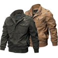thumbnail image 4 of Plus Size Military Bomber Jacket Men Spring Autumn Casual Multi-pocket Pilot Jackets Male Army Cargo Flight Mens Jackets M-6xl, 4 of 5