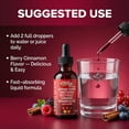 thumbnail image 6 of Clean Nutra Cayenne Pepper Drops Supplement Liquid + Hawthorn Berry, Vitamin D3 K2 Beet Root Powder, Ceylon Cinnamon, Turmeric Curcumin, Organic Panax Ginseng, Berberine Extract 1, 6 of 9