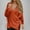 Orange, variant on Juslio Women Sweaters Pullovers Women Tops Solid V Neck Long Sleeve Knit Beige