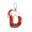 Red-C, variant on Lilixerw 3.15 inch Letter Hanging Decoration,Acrylic Christmas Tree Home Party Decoration for Christmas Ornament(M)
