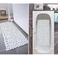 thumbnail image 4 of Non-slip Shower Mat, Non-slip Rectangular Pebble Shower Mat, Non-slip Mat With Suction Cup, Anti-fungal Bathtub Or Shower Mat (white), 4 of 5