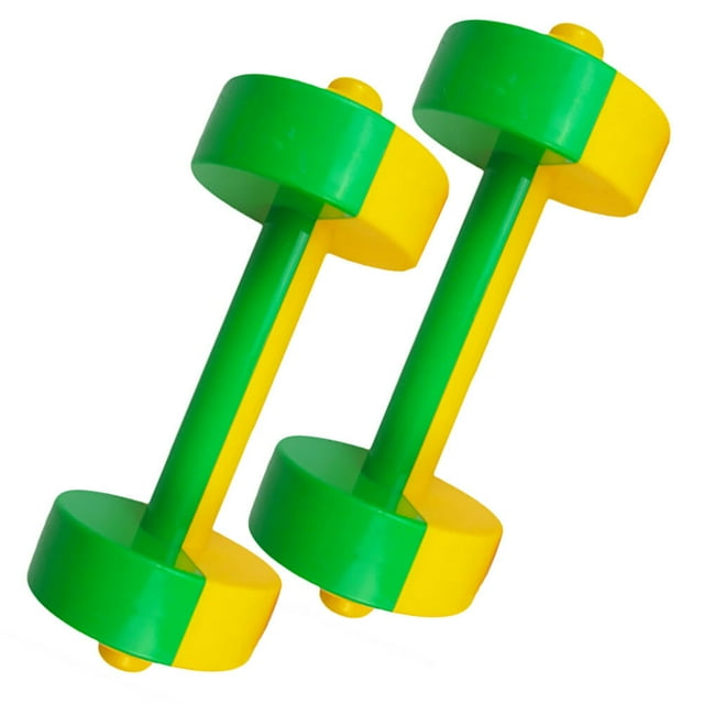 PAMINGONO 1Pair Green Arm Muscle Dumbbell with Slip Resistant Grip for Fitness Training