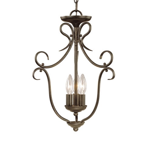 Fleur De Lis Living Stotfold 3 Light Foyer Pendant Com Light Foyer Pendant, Fleur De Lis Living Chandeliers