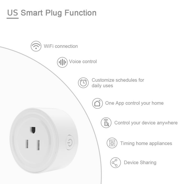 Blue Tooth Plug Outlet Wireless Electric Plug-in Socket APP Remote