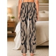 thumbnail image 5 of Women's Pajama Pants with Pockets, Abstract Flame Soft Breathable Lounge Pants, 5 of 8