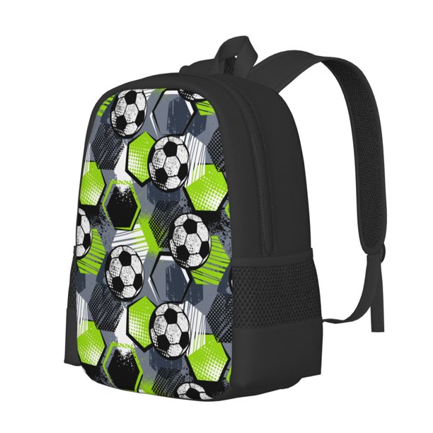 Easygdp Football Mochila de Gran Capacidad Minimalista Ideal para Escuela, Viajes y Uso Diario