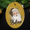 thumbnail image 5 of Vintage Believe Santa Christmas Ornament, 5 of 7