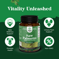 thumbnail image 3 of Natures Craft Extra Strength 500mg Saw Palmetto Complex, Prostate and Urinary Support, 200 Capsules, 3 of 9