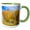 Green/White, variant on 3drose, Usa, Colorado, Curecanti Nra, Cottonwood and Willows in Fall Color., 11oz Magic Transforming Mug