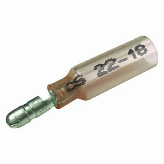 Seachoice Insulated Heat Shrink Bullet Terminals, Male