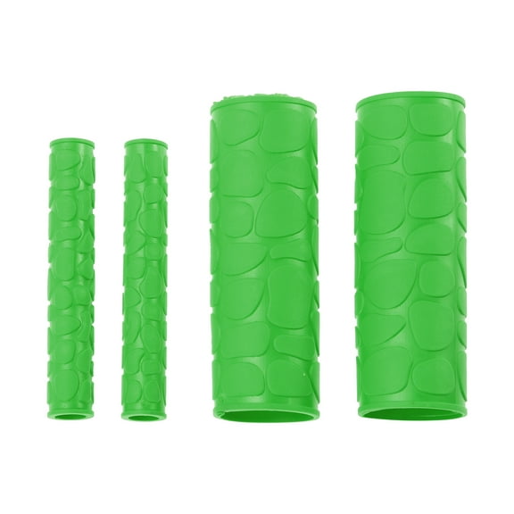 Unique Bargains 1 1/8" / 29mm 1 1/8" / 29mm Motorcycle Hand Grips Cover Kit Non Slip Rubber Handlebar Grips for Motorcycle Scooter Bicycle ATV Green 1 Set
