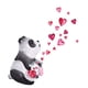thumbnail image 2 of Yuarrent Pegatina de pared de Panda chino, autoadhesiva de PVC, calcomanía de pared, pegatina de Panda para refrigerador, póster de arte de Decoración del hogar, 2 of 6